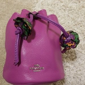 Coach Mini Drawstring Wristlet